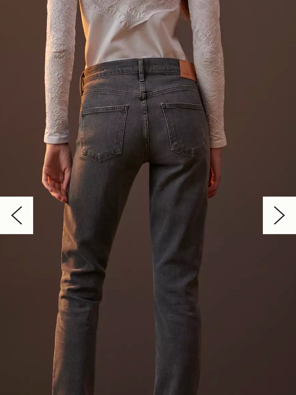 Citizen of Humanity Skyla grey jeans size 26
